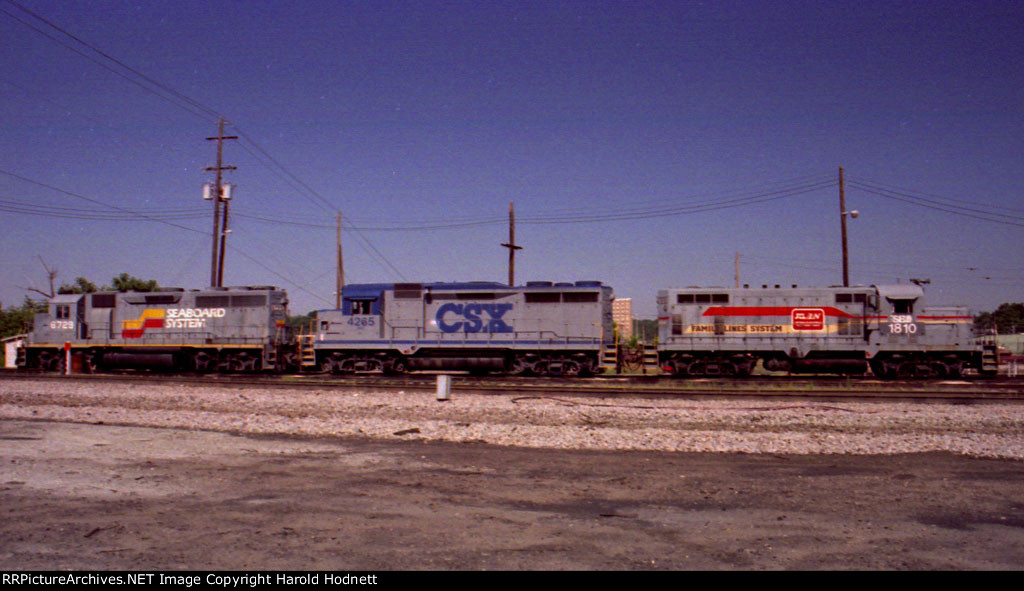 SBD 6729, CSX 4265, SBD 1810